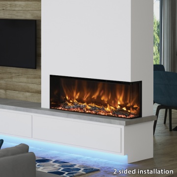 Elgin & Hall Pryzm Arteon 1250 3 Sided Electric Fire